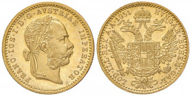 Franz Joseph I. 1848 - 1916
Dukat, 1951. Wien
3,50g
Fr. 1275
stgl