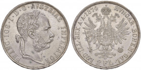 Franz Joseph I. 1848 - 1916
2 Gulden, 1874. Wien
24,74g
Fr. 1373
vz