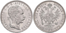Franz Joseph I. 1848 - 1916
2 Gulden, 1874. Wien
24,68g
Fr. 1373
f.stgl