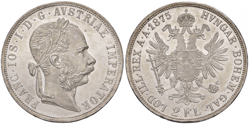 Franz Joseph I. 1848 - 1916
2 Gulden, 1875. Wien
24,71g
Fr. 1374
f.stgl