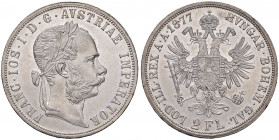 Franz Joseph I. 1848 - 1916
2 Gulden, 1877. Wien
24,88g
Fr. 1376
vz/f.stgl