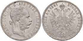 Franz Joseph I. 1848 - 1916
2 Gulden, 1881. Wien
24,77g
Fr. 1380
f.stgl