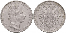 Franz Joseph I. 1848 - 1916
1 Gulden, 1858 B. Kremnitz
12,33g
Fr. 1447
ss