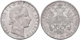 Franz Joseph I. 1848 - 1916
1 Gulden, 1860 B. Kremnitz
12,30g
Fr. 1457
min. Randfehler
ss