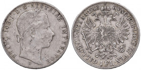 Franz Joseph I. 1848 - 1916
1 Gulden, 1863 B. Kremnitz
12,31g
Fr. 1469
f.ss/ss