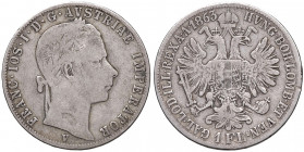 Franz Joseph I. 1848 - 1916
1 Gulden, 1863 V. Venedig
12,13g
Fr. 1471
f.ss