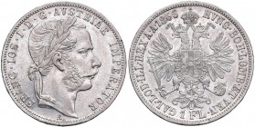 Franz Joseph I. 1848 - 1916
1 Gulden, 1866 A. Wien
12,37g
Fr. 1480
ss