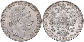 Franz Joseph I. 1848 - 1916
1 Gulden, 1866 B. Kremnitz
12,36g
Fr. 1481
f.stgl/stgl