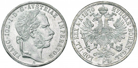 Franz Joseph I. 1848 - 1916
1 Gulden, 1870 A. Wien
12,33g
Fr. 1489
vz/stgl