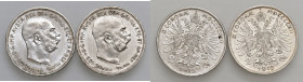 Franz Joseph I. 1848 - 1916
Lot. 2 Stück 2 kronen 1912,1913.
a.ca 10,07g
vz/stgl