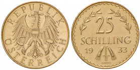 25 Schilling, 1933
1. Republik 1918 - 1933 - 1938. Wien. 5,89g
Her. 23
vz/f.stgl