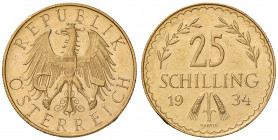 25 Schilling, 1934
1. Republik 1918 - 1933 - 1938. Wien. 5,90g
Her. 24
f.vz