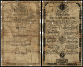 10 Gulden, 01.06.1806
Österreich. Richter R. Papiergeld Spezialkatalog Österreich 1759 - 2010, 40. Einrisse, kl. Locher
V