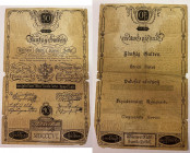 50 Gulden, 01.06.1806
Österreich. Richter R. Papiergeld Spezialkatalog Österreich 1759 - 2010, 42. Einrisse, Stockflecken, kl. Loch
V
