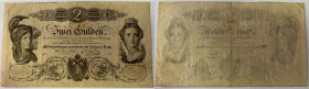 2 Gulden - fl., 01.07.1848
Österreich. Richter R. Papiergeld Spezialkatalog Österreich 1759 - 2010, 83. IV