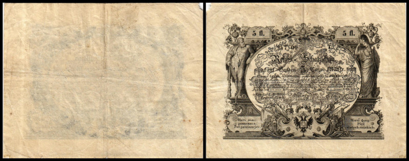 5 Gulden - fl., 01.01.1851
Österreich. Richter R. Papiergeld Spezialkatalog Öste...