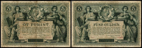 5 Gulden, 01.01.1881
Österreich. Richter R. Papiergeld Spezialkatalog Österreich 1759 - 2010, 144. III- / IV