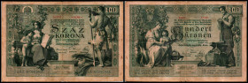 100 Kronen, 02.01.02
Österreich. Richter R. Papiergeld Spezialkatalog Österreich 1759 - 2010, 151. III / IV