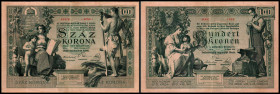 100 Kronen, 02.01.02
Österreich. 1053. Richter R. Papiergeld Spezialkatalog Österreich 1759 - 2010, 151
Einriss
II