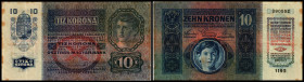 10 Kronen, 02.01.15
Österreich. Richter R. Papiergeld Spezialkatalog Österreich 1759 - 2010, 166. Einrisse, Stockflecken
III