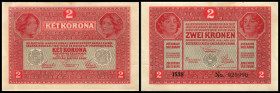 2 Kronen, 01.12.16
Österreich. Richter R. Papiergeld Spezialkatalog Österreich 1759 - 2010,168. I / II