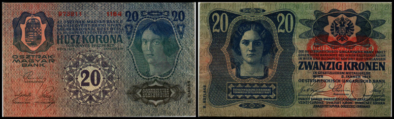 20 Kronen, 02.01.13
Österreich. Richter R. Papiergeld Spezialkatalog Österreich ...