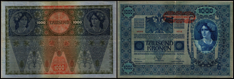 1 000 Kronen, 02.01.1902*
Österreich. A5. Richter R. Papiergeld Spezialkatalog Ö...