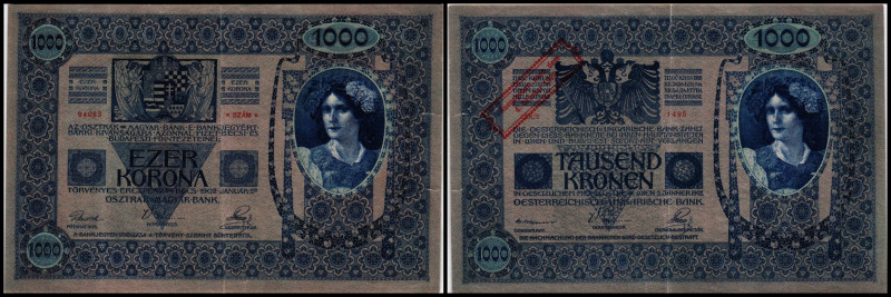 1 000 Kronen, 02.01.02
Österreich. 4.10.20. Richter R. Papiergeld Spezialkatalog...