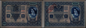 1 000 Kronen, 02.01.02
Österreich. 4.10.20. Richter R. Papiergeld Spezialkatalog Österreich 1759 - 2010, 199
Einrisse
II / III