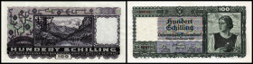 100 Schilling, 02.01.36
Österreich. Richter R. Papiergeld Spezialkatalog Österreich 1759 - 2010, 238. I-