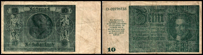 10 RM, 22.01.29
Österreich. Eigruber-. Richter R. Papiergeld Spezialkatalog Öste...