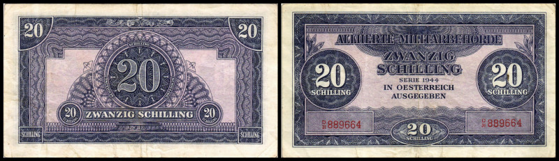50 Groschen bis 20 Schilling, Serie 1943
Österreich. Richter R. Papiergeld Spezi...