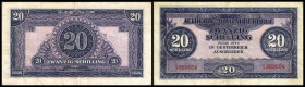 50 Groschen bis 20 Schilling, Serie 1943
Österreich. Richter R. Papiergeld Spezialkatalog Österreich 1759 - 2010, 253. II- / IV
