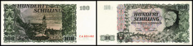100 Schilling, 02.01.54
Österreich. Richter R. Papiergeld Spezialkatalog Österreich 1759 - 2010, 286. II