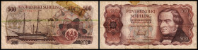 500 Schilling, 01.07.65
Österreich. Richter R. Papiergeld Spezialkatalog Österreich 1759 - 2010, 293. VI