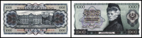 1 000 Schilling, 01.07.66
Österreich. Richter R. Papiergeld Spezialkatalog Österreich 1759 - 2010, 294. I