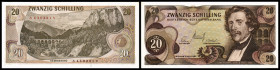 20 Schilling, 02.07.67
Österreich. Richter R. Papiergeld Spezialkatalog Österreich 1759 - 2010, 295. I