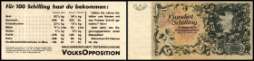 100 Schilling, 1953
Österreich. Volksopposition. II