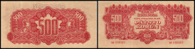 500 + 2x 1 000 Korun, 1944 / 1945
Tschechien. P.49s, 50s, P.74a. 32. I / I-