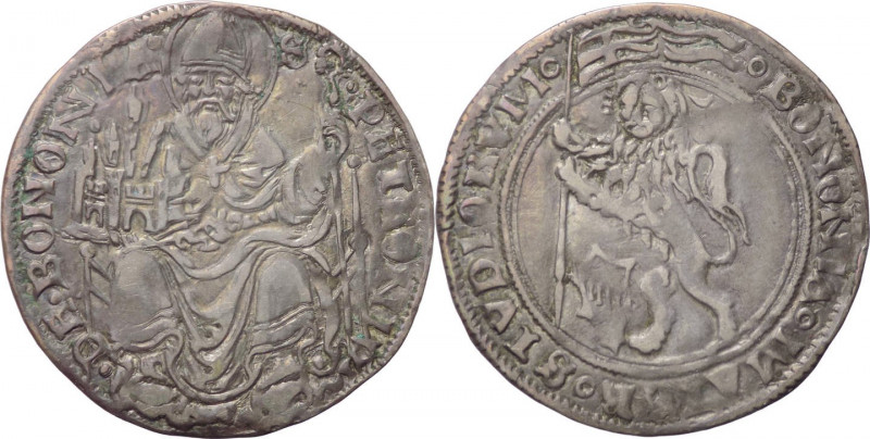 Bologna - Giovanni II Bentivoglio(1463-1506) - Grossone - CNI 28 - gr. 3,10 - Ag...