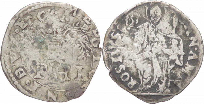 Milano - Filippo II (1556-1598) - denaro da 5 soldi - CNI V 388-400 - 1,93 g - A...