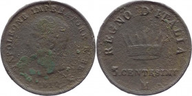 Milano - Napoleone I Re d'Italia (1805-1814) - 3 centesimi 1812 - Pag. 84 - Cu
B



SHIPPING ONLY IN ITALY - SPEDIZIONE SOLO IN ITALIA