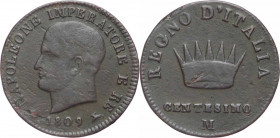 Milano - Napoleone I Re d'Italia (1805-1814) - centesimo 1809 - Pag. 88 - Cu
mBB



SHIPPING ONLY IN ITALY - SPEDIZIONE SOLO IN ITALIA
