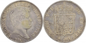 Regno delle Due Sicilie - Ferdinando II (1830-1859) Piastra da 120 Grana 1834 del I°Tipo - Zecca di Napoli - Gig.58 - Ag - gr.27,44
BB



SHIPPIN...