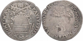 Stato Pontificio - Bologna - Paolo IV , Carafa (1555-1559) - Gabella - Munt. 54 - gr. 1,96 - Ag - MOLTO RARO (RR)
BB



SHIPPING ONLY IN ITALY - ...