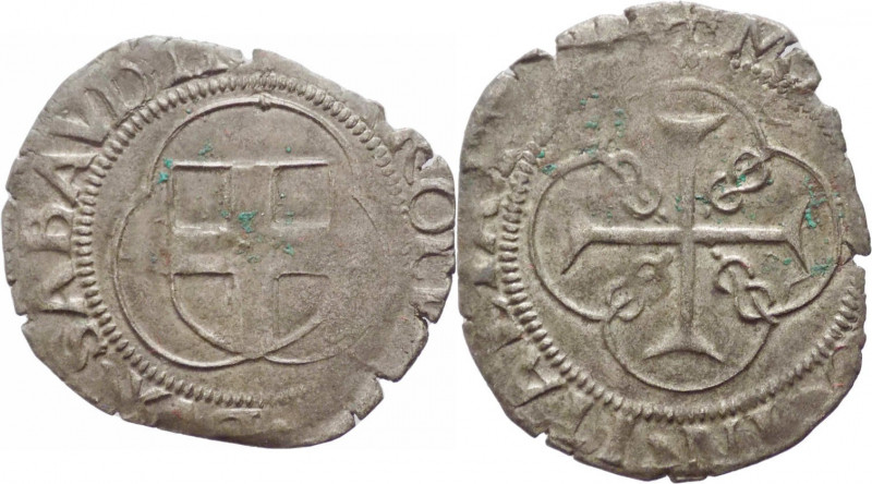 Savoia Antichi - Carlo II (1504-1553) - Parpagliola del II°Tipo - Mir.401 - Ag
...