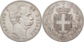 Regno d'Italia - Umberto I (1878-1900) - 5 lire 1879 - Gig.24 - Ag
mBB



SHIPPING ONLY IN ITALY - SPEDIZIONE SOLO IN ITALIA