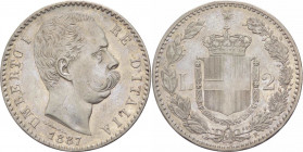 Regno d'Italia - Umberto I (1878-1900) - 2 lire 1887 - Gig. 31 - Ag
mBB



SHIPPING ONLY IN ITALY - SPEDIZIONE SOLO IN ITALIA