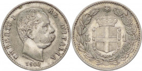 Regno d'Italia - Umberto I (1878-1900) - 1 lira 1900 - Zecca di Roma - Gig. 41 - Ag
mBB



SHIPPING ONLY IN ITALY - SPEDIZIONE SOLO IN ITALIA