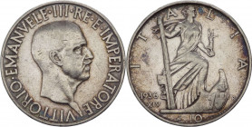 Regno d'Italia - Vittorio Emanuele III (1900-1943) - 10 lire 1936 A XIV - P.700 - Ag
BB



SHIPPING ONLY IN ITALY - SPEDIZIONE SOLO IN ITALIA